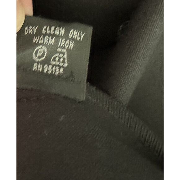 Lafayette 148 NY Women's Bermuda Suit Shorts Black 8 Stretch Career Separates - Picture 5 of 5